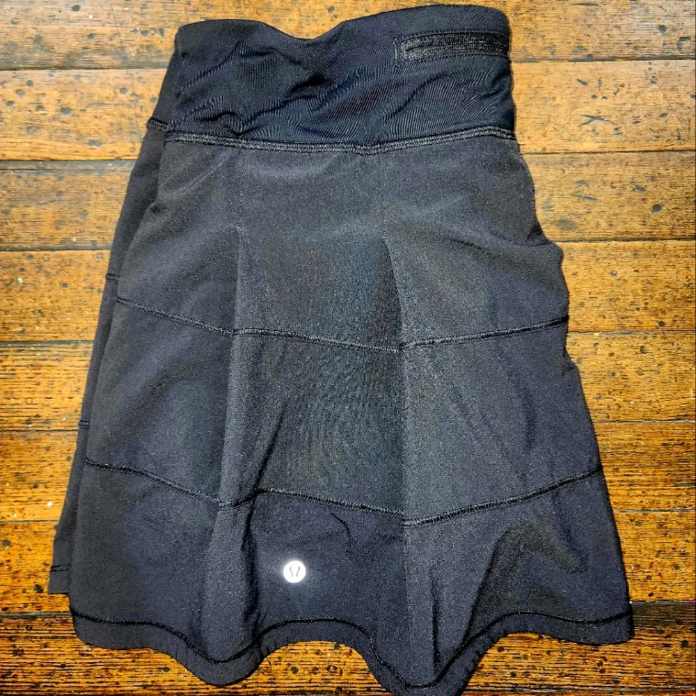 Lululemon Athetica Black Pace Rival Skirt